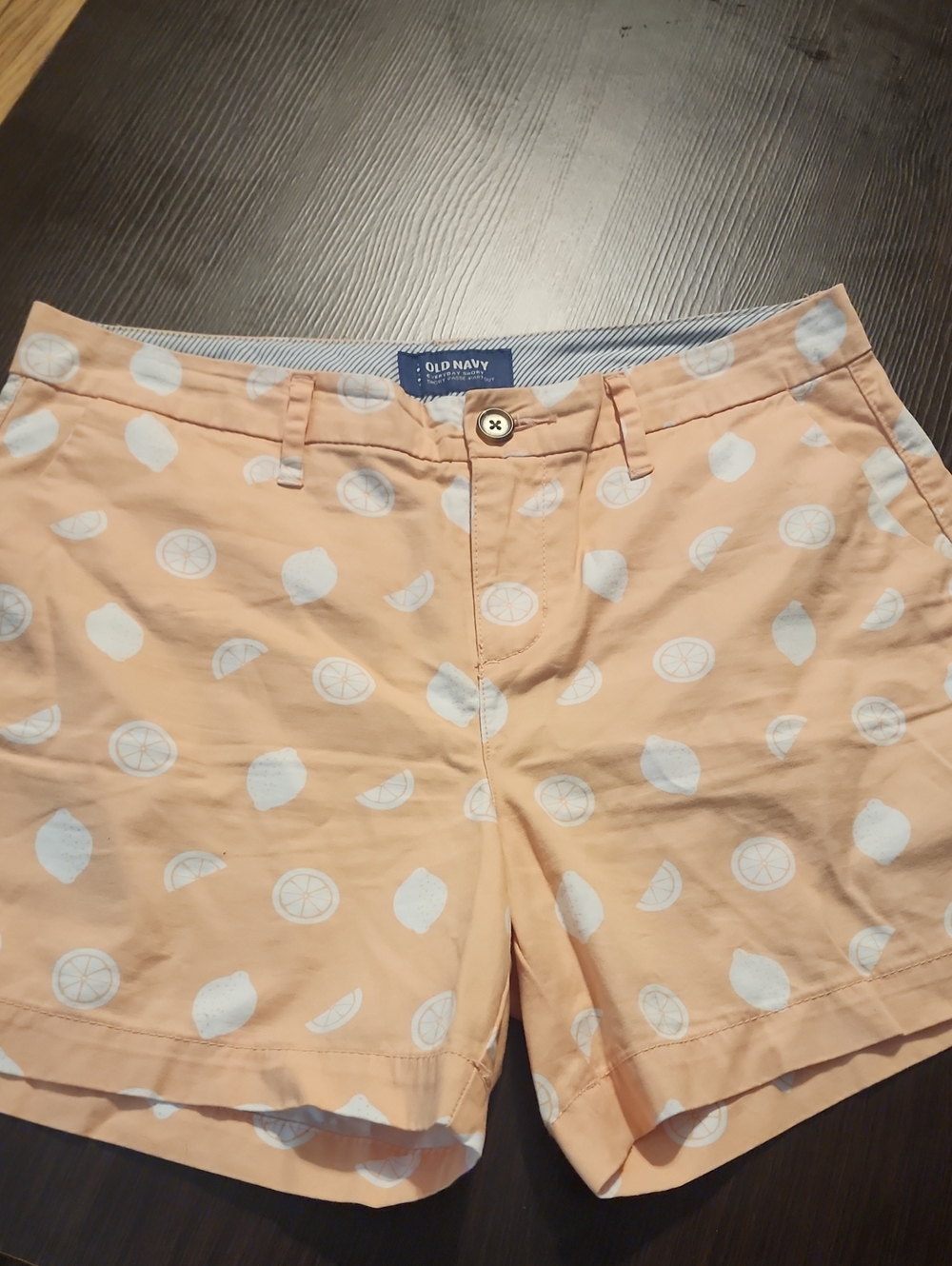 Old Navy Peach Citrus Print Women's Shorts
